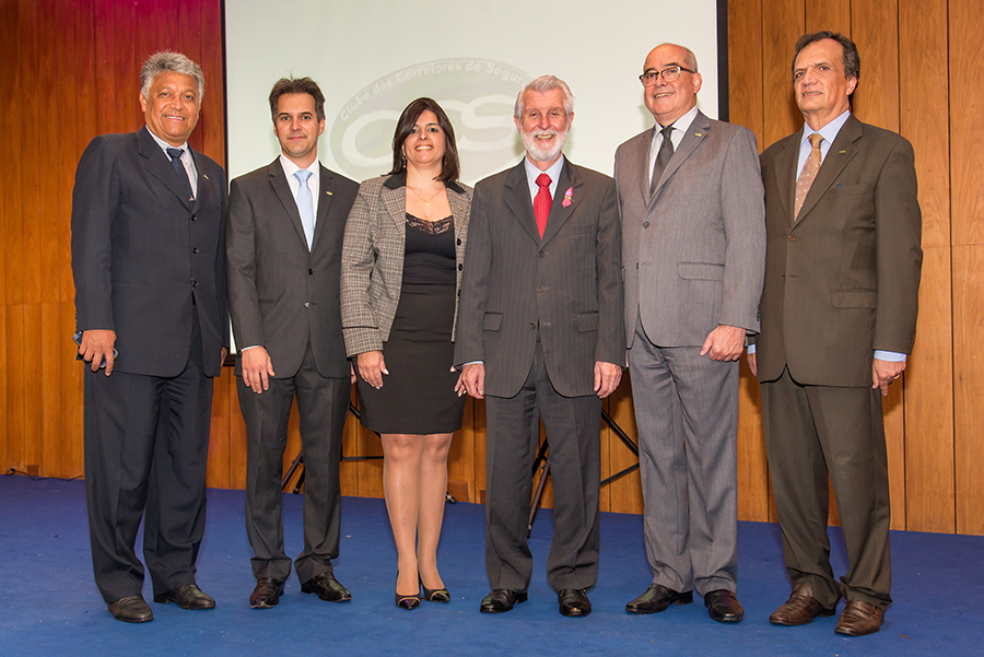 Diretoria - Jorge Teixeira Barbosa, Paulo Schroeder, Luciana Ferreira, Adevaldo Calegari, Evaldir Barboza de Paula e Flavio Bosisio