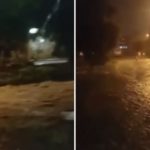 Temporal alaga ruas na cidade de Senhor do Bonfim; duas casas desabaram