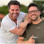 Eduardo Costa faz média com ex-esposo de sua mulher “homem de paz”