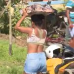 Carga com 25 mil quilos de carne é saqueada na Bahia após carreta tombar