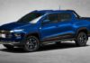 Projeção Artística Chevrolet Montana com tamanho reduzido / KDesign AG