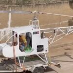 Helicóptero do Sr. Antônio / Foto reprodução / Center Produções / Youtube