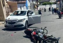 Tentativa de Homicídio em Jacobina Resulta em Acidente e Deixa Três Feridos na Rua João Batista Freitas de Matos