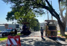 Maringá: Prefeitura inicia manutenção asfáltica em trecho da Avenida Alexandre Rasgulaeff Foto: PMM