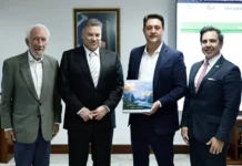 Governador Ratinho Junior recebe Encarregado de Negócios no Brasil dos EUA Foto: Jonathan Campos/AEN